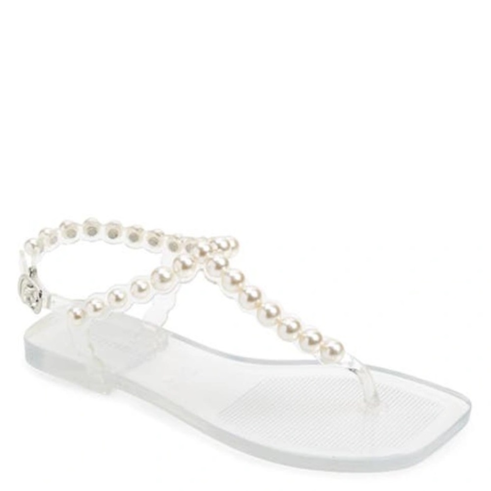 Jeffrey Campbell Clear Pearl Sandals